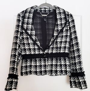 Houndstooth Blazer by White House Black Market